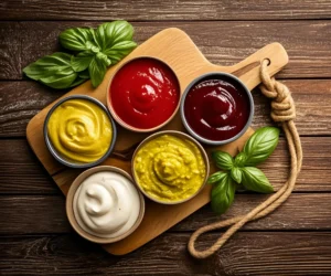 Einzigartige Saucen und Dips