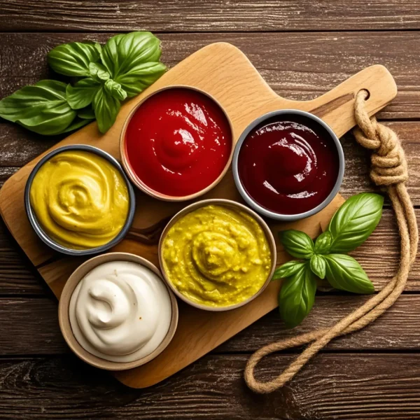 Einzigartige Saucen und Dips