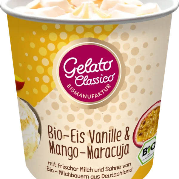 Bio-Eisdessert Vanille-Mango by Gelato Classico