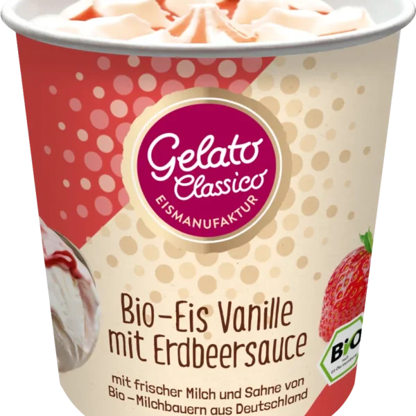Bio-Eisdessert Vanille-Erdbeer by Gelato Classico