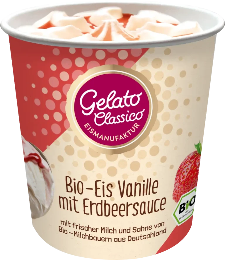 Bio-Eisdessert Vanille-Erdbeer by Gelato Classico