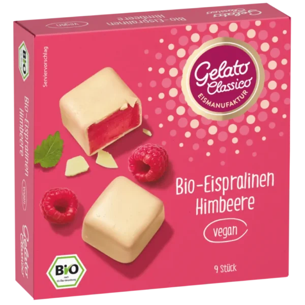 Bio-Eispralinen Himbeere by Gelato Classico