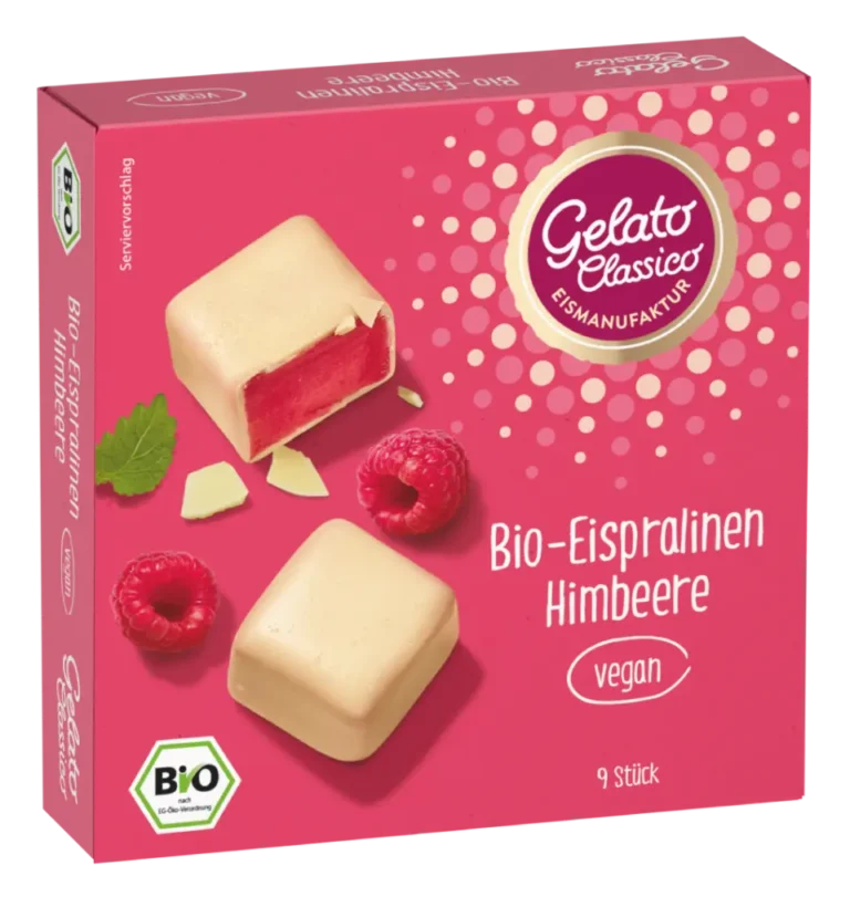 Bio-Eispralinen Himbeere by Gelato Classico
