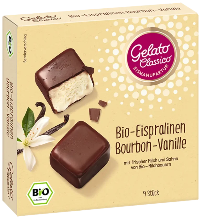 Bio-Eispralinen Bourbon-Vanille by Gelato Classico