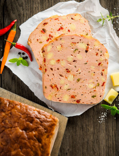 DELIKAS Mexicana (Chili Cheese-Leberkas)